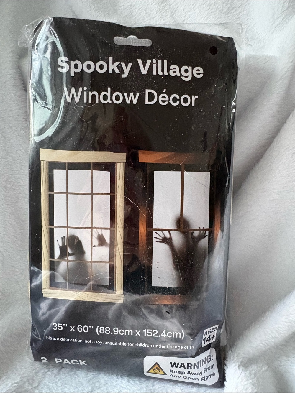 Spooky Village Window Décor Halloween Window Silhouettes